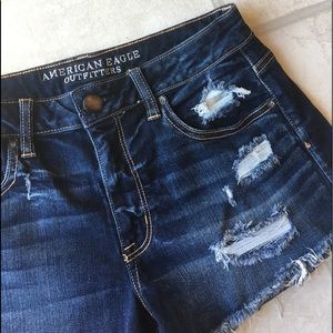 American Eagle Hi-Rise Super Stretch Shorts